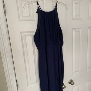 Lulu Navy Halter dress